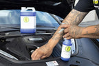 Dinowax Magic Shine | Multi-Purpose Glossy Dressing for Interior & Exterior | Professional-Grade (128 Oz)