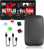 Magic Box 3.0 Support YouTube/Netflix, 2025 Upgraded 4 in 1 Wireless CarPlay Adapter, Smart Netflix carplay Adapter Ai Box, Car Video Box