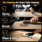 toretark Instant & Powerful Carpet Cleaner Spray, Stain Remover for Seats, Fabric & Floor Mats, Upholstery Cleaner Removes Tough Stains, pH Balanced, Minimal Residue, 16 fl oz