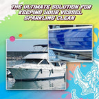 Salty Captain Boatie Wash N Wax - (Bubble Gum Scent) Foaming Car & Boat Wash and Wax Concentrate, Cleans Away Salt, Marine Residue, Dirt | pH Balanced