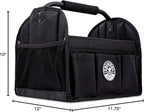 Chemical Guys Quick Load Collapsible Detailing Car Caddy Organizer & Storage – Portable Wash and Garage Organizer for Supplies, Tools and Accessories – Durable Black Design for Cars, Trucks & Home