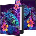 for Kindle Paperwhite Case,6" Kindle Paperwhite 4 10th Generation Case 2018 & Kindle Paperwhite Signature Edition,Leather Slim Adjustable Stand Cover Auto Wake/Sleep,Glitter Sea Turtle