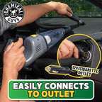 Chemical Guys EQP410315 DetailVac Handheld Portable Car Vacuum with Carpet & Upholstery Fabric Cleaning Kit (Great for Cars, Trucks, SUVs, RVs & More), 4 Item Kit