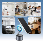 Phone Holder for Magsafe with Wireless Bluetooth Speaker, Cell Phone Stand HD Surround Sound Perfect for Home and Outdoors with Bluetooths Speakers for Desk Compatible with iPhone/Samsung