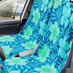 Hahafelt 2 Pack Car Seat Towel Covers with Storage Bag, 63 x 32 Inch Universal Non Slip Waterproof Sweat Protector for Car Truck, Gym Swimming Running, Machine Washable (Floral Hibiscus)