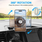 BESTAOO Phone Mount MagSafe Compatible with 2019-2026 Chevy Silverado/GMC Sierra 1500 Dash Phone Holder Interior Accessories, 360° Adjustable Cell Phone Mount (Magnetic)