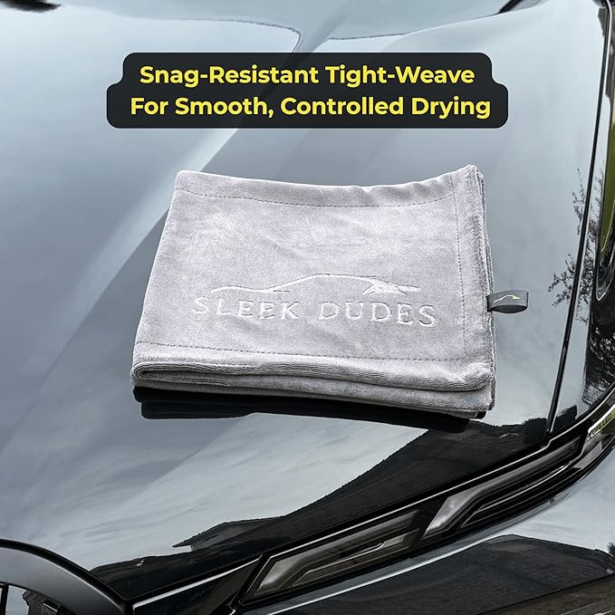 DiamondX XL Car Drying Towel, 27" x 35" Snag-Resistant Microfiber for Smooth, Streak-Free Drying