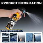 Berthg Ceramic Coating for Cars -300ml Nano Hydrophobic Ceramic Spray Coating Agent, Easy-to-Spray Auto Paint Protection Kit with Microfiber Cloth for Car Coating Spray & Shine