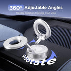 MSXTTLY Vacuum Magnetic Phone Holder for Car Suction Cup Phone Mount Adjustable Suction Phone Mount 2026 Upgraded Vacuum Magnetic Phone Stand for All Smartphones White