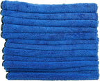 Zwipes 606-13 13 Pack Large Microfiber Cloth, Ultra Plush & Absorbent, Perfect Cleaning, Wash or Car Detailing-16 x 16" (12 Towels + 1 Free), 13 Pack