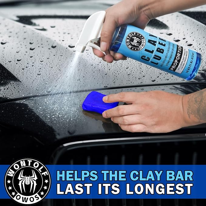 Wontolf 10 Pack Clay Bars Auto Detailing Premium Grade Magic Clay Bar Kit Car Detailing Kit with Washing and Adsorption Capacity for Car Detailing Car Wash Clean 10x50g