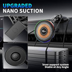 Magnetic Phone Holders for Your Car, 15W Fast Charging Car Charger, 2 in 1 Wireless Mag Safe Car Mount Stick on Dashboard Windshield, Car Accessories for iPhone 17/16/15/14/13/12 Series