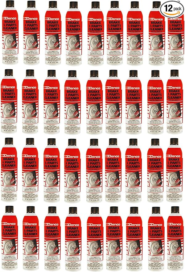 Denco #1930 Brake & Parts Cleaner Spray, Non-Chlorinated, Fast-Drying Degreaser, Low Odor Aerosol, 15.3oz (13oz net wt) (Case of 36)