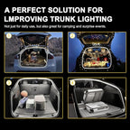 Tlyard Ambient Led Trunk Lights for Tesla Model Y Juniper 2025 2026 Back Interior Frunk Lightning String for Neon Atmosphere Compatible with Tesla Juniper Accessories