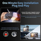 OBEST Magnetic Solar Wireless Backup Camera: 1080P Rear View Camera System with 5" HD Monitor Long Battery Life,Waterproof Reverse Camera for RV Trucks Trailer Car Campers