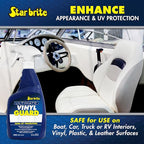 STAR BRITE Ultimate Vinyl Guard - Spray on Protection & Shine - Prevent Fading & Cracking - Keep Vinyl, Leather, Plastic & Rubber - 32 OZ (095932)