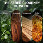Car Air Freshener Diffuser Rose Sandalwood Scented 2 Pack, Car Fresheners Vent Clip Leather Design, Car Diffuser Wood Scented for 30 days Long Lasting Winered