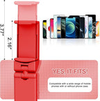 Perilogics Airplane Phone Holder Mount Universal in Flight Hands Free Viewing with Multi-Directional Dual 360 Degree Rotation (Coral)