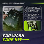 Care Car Wash Care Kit, Essential Car Cleaning Supplies, for Trucks, SUVs, and More, 5-Piece Set with Shampoo, Spray, Gel Wax, Microfiber Towels