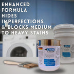 Primer Sealer, Stain Killer, Interior/Exterior, White, 5 Gallon
