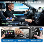 PWireless Wireless CarPlay Adapter & Android Auto Dongle 2026 Upgraded, Fast Auto-Connect, Stable Connection, Mini Size Plug & Play Adapter for iPhone & Android Auto Compatible Cars (Black)