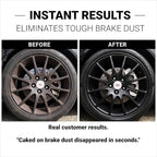 CAR GUYS Wheel Cleaner | Effective Rim and Tire Cleaner | Safe & Versatile Brake Dust Remover for Alloy, Chrome, Aluminum Rims, White Wall Tires, and More! | 18 Oz