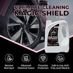 Magic Shield Iron Remover Spray for Cars 68oz – pH-Neutral Iron and Fallout Remover for Car, Motorcycle, RV & Boat | 5-Minute Reaction, Effective on Wheels & Paint | All-In-One Solution