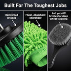26Pcs Car Detailing Kit, Car Detailing Brush Set with Drill Brush Attachments, Car Detailing Brushes, Wheel & Tire Brush, Microfiber Towels, Wash Mitt, Pet Hair Remover for Interior & Exterior