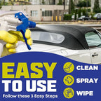 UV Protection Spray for Outdoor Surfaces – Helps Reduce Fading, Cracking, and Stains – Non-Greasy, Matte Finish – Includes Sprayer & Towel – Use on Vinyl, Plastic, Rubber, Artificial Plants