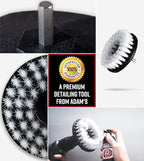 Adam's Polishes Carpet Drill Brush - A Cleaning Tool Attachment For Scrubbing/Cleaning Carpet, Upholstery, Leather Seats & Chairs, Floor Mats, Trunk, Furniture, Interior Boat, RV & Car Accessories