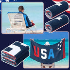 Hahafelt 2 Pack Car Seat Towel Covers Athletic Running Towel Performance Microfiber Post Workout Sweat Washable Cover Non Slip for Seat Outdoor Sport (USA)
