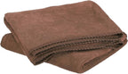 HARFINGTON 2 Pack Microfiber Cleaning Cloth, 20" x 10" Multi-Functional Cleaning Towels Reusable Absorbent Rags for Car Wash Kitchen Household Window Clean, Brown