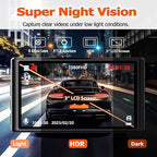 1080P Dash Cam Front and Rear with 32GB SD Card, Diamond Lark Dual Dash Camera for Cars, 3” LCD Screen Dashcam with Type-C Port, HDR, G-Sensor, Loop Recording, Parking Monitor, Night Vision