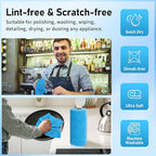 Microfiber Cleaning Cloth Roll, 75 Pack Tear Away Microfiber Towel, Reusable Washable Shop Towels, Lint Free All-Purpose Cleaning Rags Wash Cloths for Home Car Kitchen Automotive 11.5"x11.5"