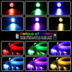 AMKI Updated 16W Starlight Headliner Kits 650pcs 0.03in 9.8ft Twinkle + Music Mode Mixed APP Remote Sound Control Car Home RGBW Fiber Optic Light Star Ceiling Light Kit