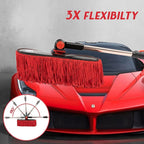 Car Duster Exterior Scratch Free,Soft Car Brush Kit for Truck,SUV,RV and Motorcycle,Wax Cotton Hair,Dusters with Extendable Handle,Duster for Cleaning,Dust Pollen Removing,No Lint