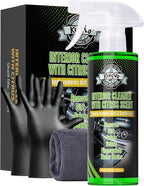 Car Interior Cleaner Spray, Multipurpose Leather Seat Cleaner Upholstery Car Cleaning Kit with Citrus Flavor Auto Dashboard Vinyl Detailing Supplies Kit,10 OZ