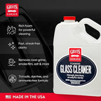 Griot's Garage Foaming Glass Cleaner for Car Window, Windshield, Mirror, Tint Safe, No Streak, Dye and Ammonia-Free Formula, 1 Gallon, 10892