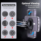 PROfezzion 2-Pack Compatible with MagSafe Car Mount, Magnetic Phone Holder for Car Vent, Dash, Home & Office Compatible with iPhone 17 16 15 14 13 12 Pro Max Plus, Mag-Safe Case & All Cell Phones