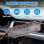 Wuyaoyao Car Duster Interior & Exterior, 13.78" Soft Microfiber Auto Duster Brush, Lint & Scratch Free Car Detailing Cleaning Brush, Multipurpose Dusting Tool for Auto Office Home Furniture (Gray)