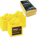 Yellow Microfiber Cleaning Towels, 36-Pack Dual-Sided Ultra Soft Plush Washcloth, Professional Grade Premium Microfiber Detailing Cleaning Cloths, Car, Household and Commercial (Yellow, 16" x 16")