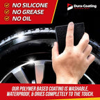 DURA-COATING TECHNOLOGY, Dressing Total Tire Kit, Single Car Kit - All Inclusive Tire Shine, and Cleaner Kit for a Lasting Shine and Brilliant Finish - 16 Ounce Tire Cleaning Spray - Made in The USA