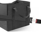 Car Organizer - Automotive Organizer for Front And Back Seat or Floor, Car Caddy Organizer with Divide, Handles and Multiple Mesh Pockets