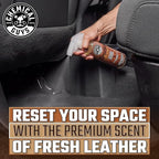 Chemical Guys AIR_300 New Car Scent and Leather Scent Combo Pack, Great for Cars, Trucks, SUVs, RVs & More, 16 fl oz (2 Items)