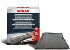 SONAX Microfiber Drying Towel Plus | Ultra-Absorbent Twisted Loop Microfiber Car Drying Towel | Streak-Free & Scratch-Safe | Large 30"x20" Soft Drying Cloth | Machine Washable & Long-Lasting | 451200