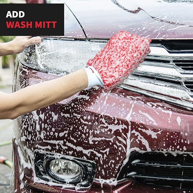 menzerna "MZ Wash" I Car Wash 1L I Premium Car Shampoo to Remove Dust, Dirt and Grime I Car Soap to Prep for Buffing & Polishing Compounds I Quick Dry and High Shine Finish I with a Tropical Scent