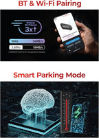 THINKWARE ARC700 4K HDR Dash Cam Front and Rear - 4K+2K Dual Dashboard Camera, Low Power Parking Mode, Thermal Protection, Wi-Fi, GPS, Speed/Red Light Alerts, (64GB MicroSD & Hardwiring Cable Incl)