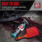 Adam's Polishes Wheel Cleaner 5 Gallon - Tough Wheel Cleaning Spray For Car Wash Detailing | Rim Cleaner & Brake Dust Remover | Safe On Chrome Clear Coated & Plasti Dipped Wheels | Use w/Wheel Brush