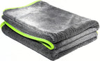 Twist Drying Towel Super Absorbent 600GSM - 35.4'' x 23.6'' inches, Gray Color, Rapid Drying, Large Cleaning, Lint-Free Detailing, High Absorption Microfiber Towels for Cars (1)