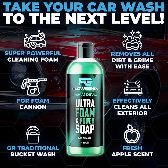 Ultra Foam & Power Foaming Car Wash Soap